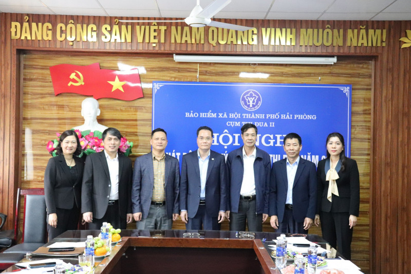 Cụm thi đua số II - BHXH thành phố Hải Phòng ký giao ước thi đua năm 2024