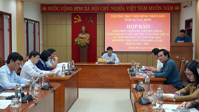 Quảng Bình: Sắp diễn ra kỳ họp thứ 12, Hội đồng nhân dân tỉnh khóa XVIII