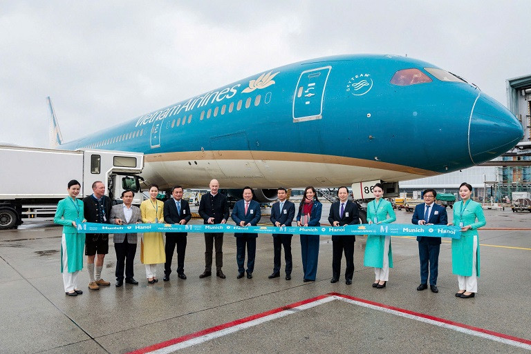 Vietnam Airlines khai trương đường bay thẳng đến thành phố Munich (Đức)