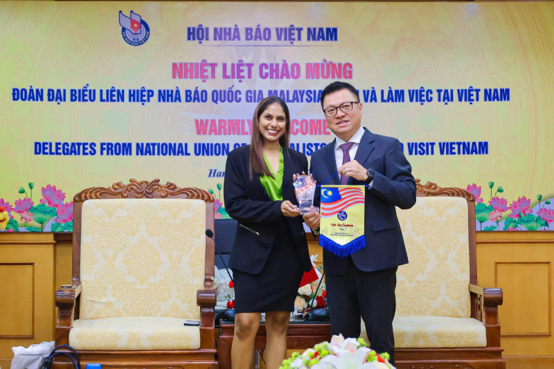 Thúc đẩy quan hệ hợp tác, hữu nghị giữa Hội Nhà báo Việt Nam và Liên hiệp nhà báo quốc gia Malaysia