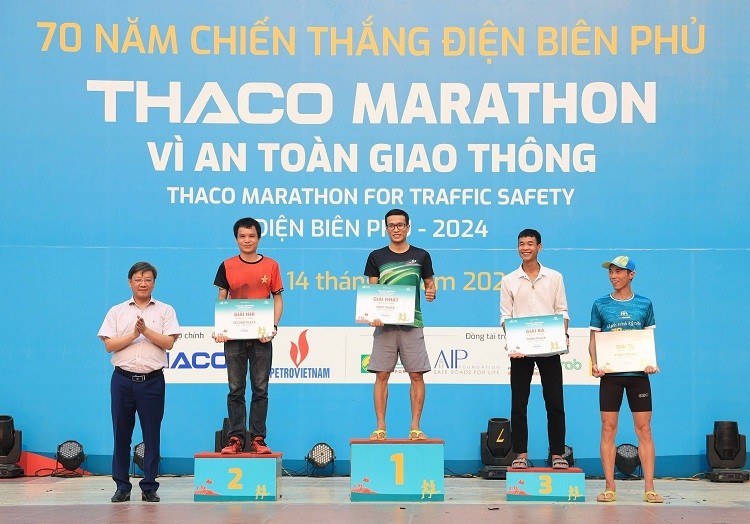 Petrovietnam đồng hành cùng giải chạy THACO Marathon: Vì an toàn giao thông - Điện Biên Phủ 2024
