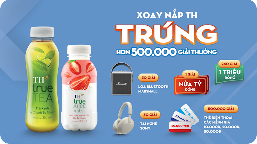 Chương trình "Xoay nắp TH" người tiêu dùng hào hứng đua tốp 20 hằng tuần