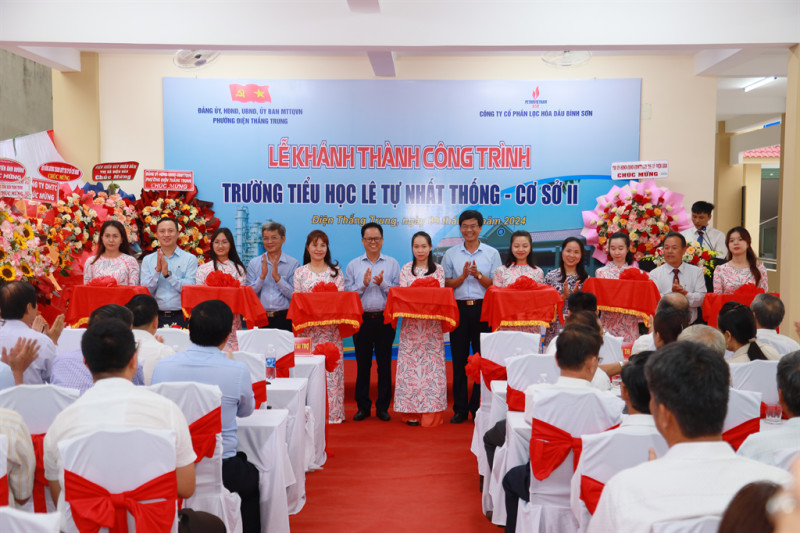 BSR tài trợ 5 tỷ đồng xây dựng Trường Tiểu học Lê Tự Nhất Thống cơ sở II tại Quảng Nam