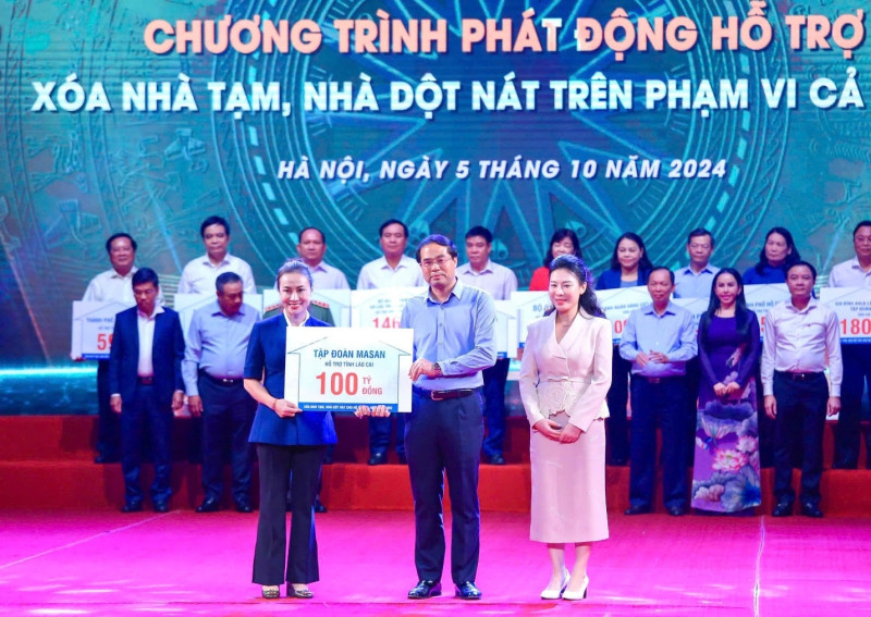 Tập đoàn Masan ủng hộ 100 tỷ đồng chung tay cùng chương trình “Mái ấm cho đồng bào tôi”