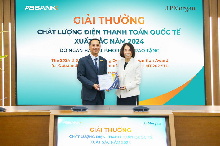 ABBANK, ngân hàng có “chất lượng điện thanh toán quốc tế xuất sắc 2024”