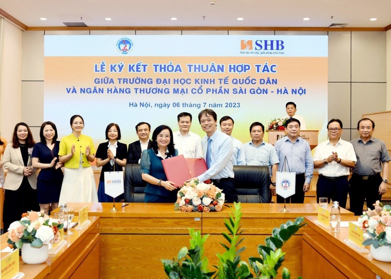 SHB tăng cường hợp tác với Đại học Kinh tế Quốc Dân