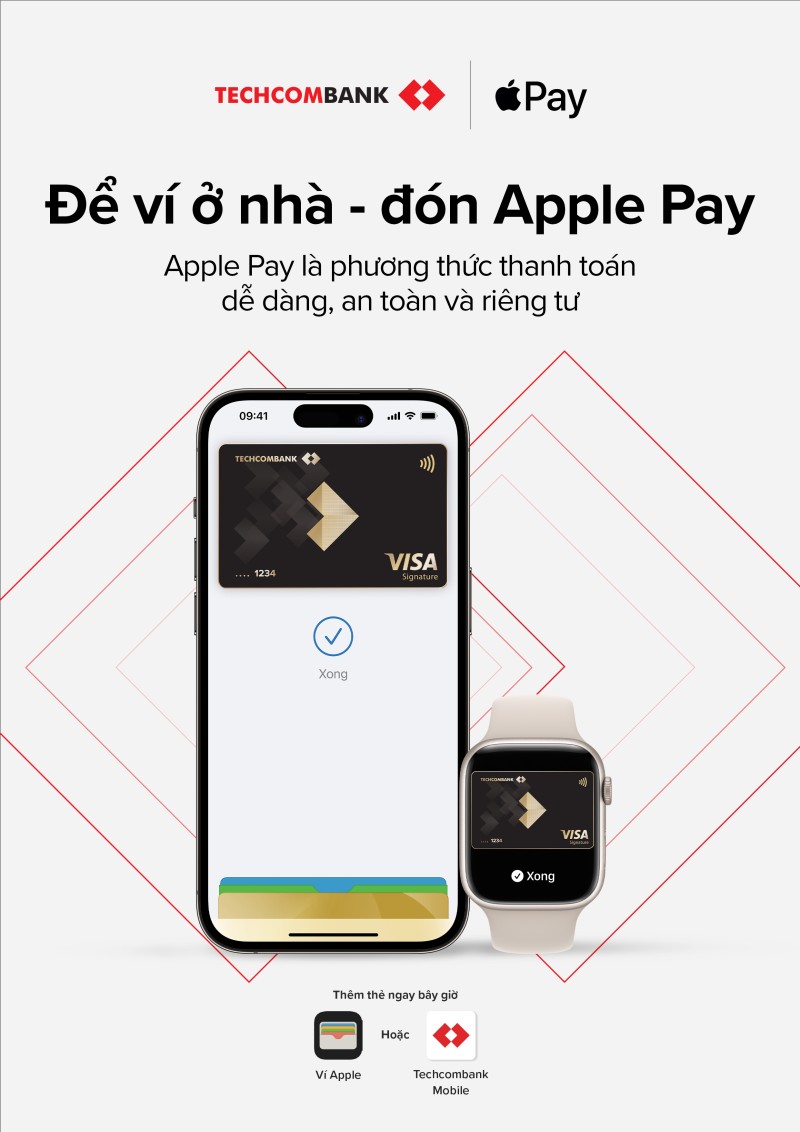 Ngân hàng Techcombank giới thiệu Apple Pay đến khách hàng