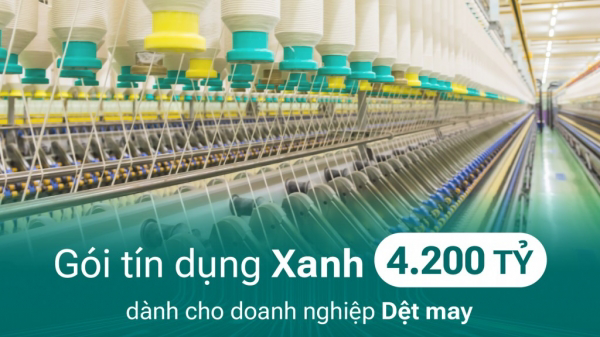 BIDV dành 4.200 tỷ đồng tín dụng xanh cho doanh nghiệp dệt may