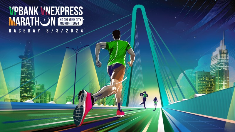 VPBank và VnExpress đồng tổ chức Giải chạy Marathon Ho Chi Minh City Midnight