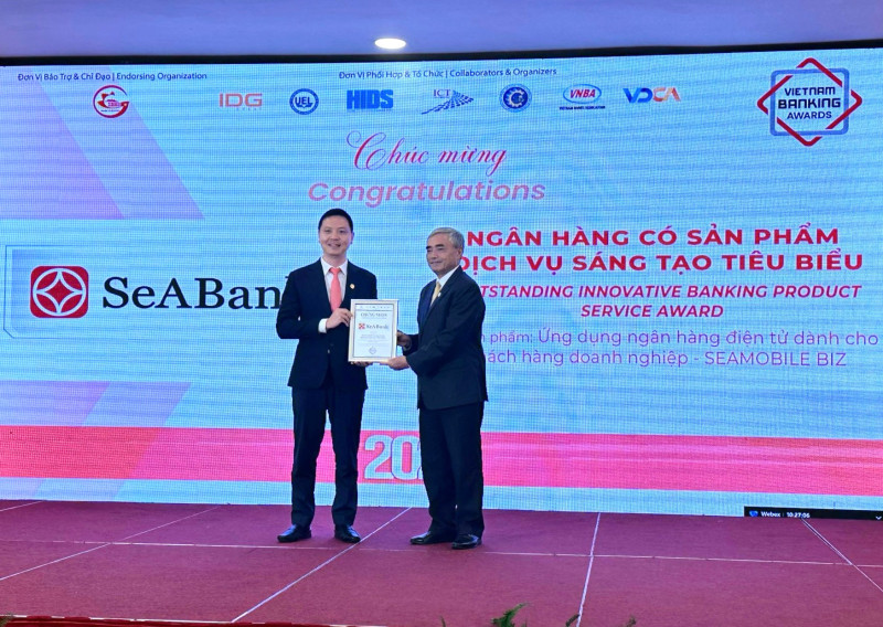 SeABank có lần thứ 4 liên tiếp được vinh danh ngân hàng Việt Nam tiêu biểu