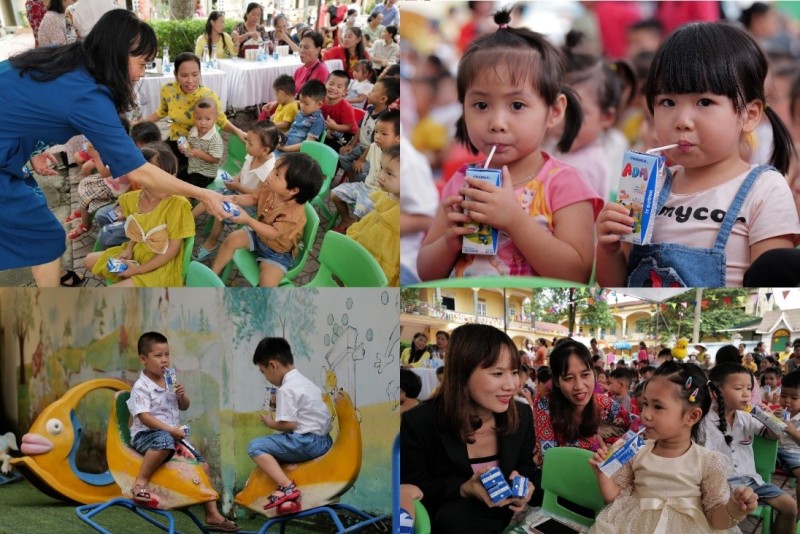 Vinamilk và quỹ sữa cùng hơn 11.000 trẻ em khó khăn đón năm học mới