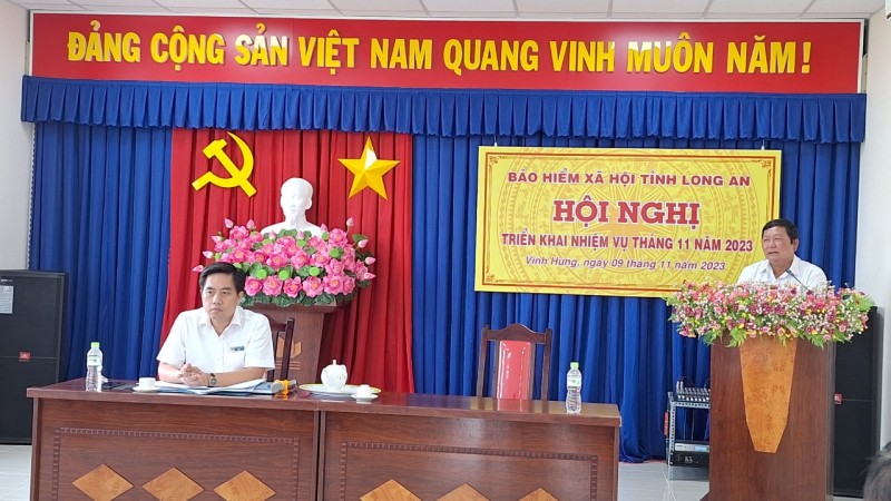 BHXH tỉnh Long An: quyết tâm hoàn thành các chỉ tiêu, nhiệm vụ năm 2023