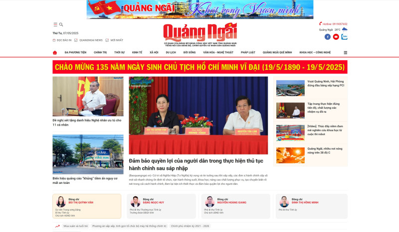 Báo Quảng Ngãi triển khai vận hành hệ thống quản trị nội dung mới của báo điện tử